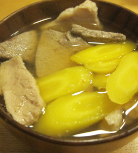 チデークニのチムシンジ（スープ）